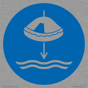 Mandatory: Lower liferaft to the water in launch sequence